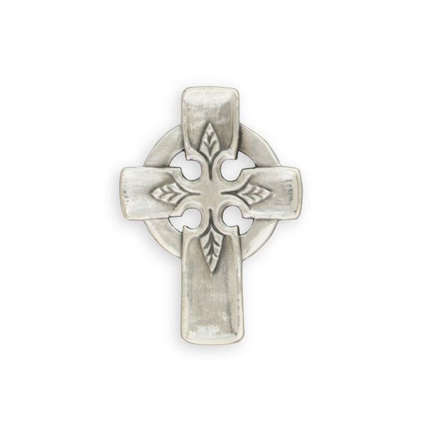 Celtic Cross with Leaves